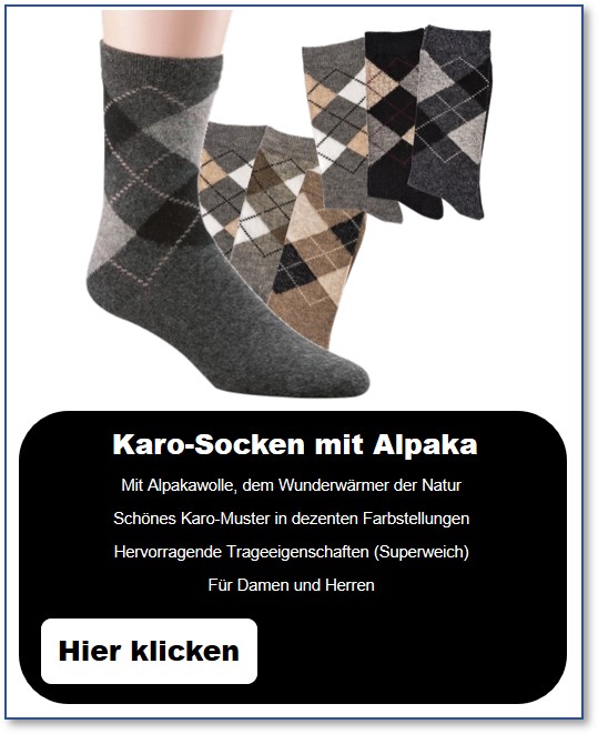 Alpaka Karo Socken