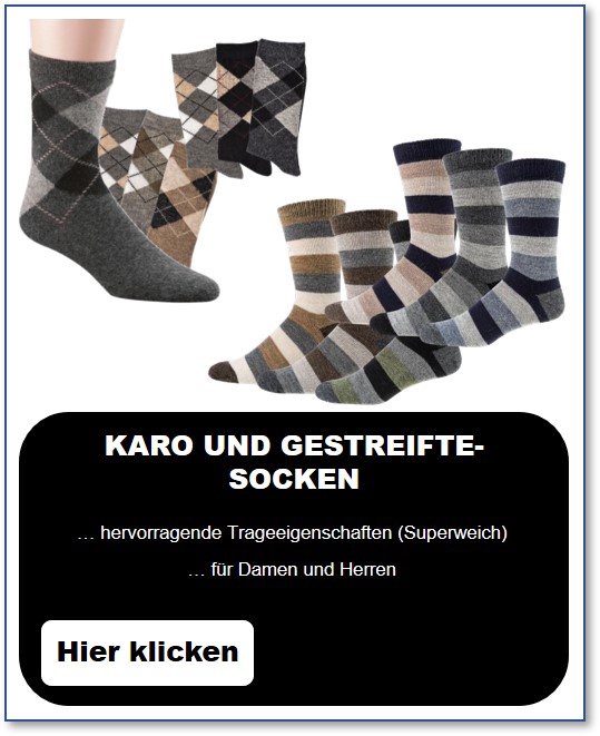 Herren Karo-Socken
