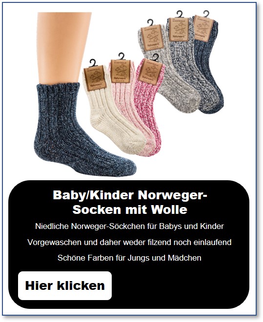 Norweger Socken für Kinder
