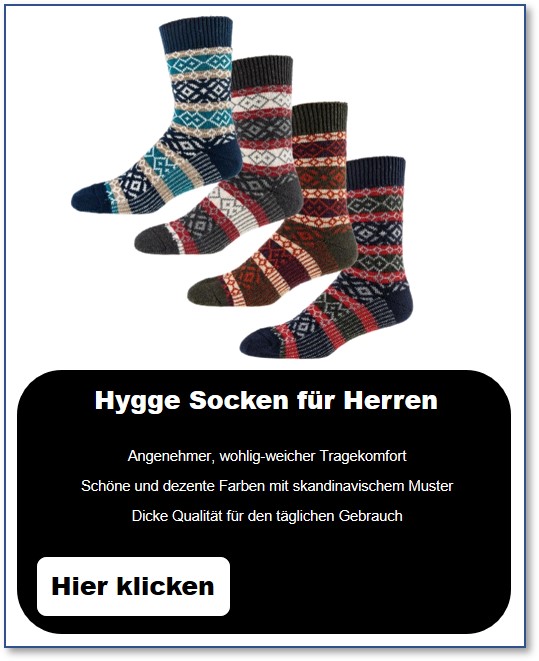 Hygge Socken für Herren