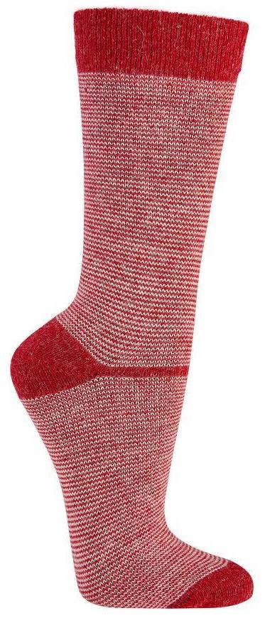 Ringel-TREND-Socken mit Alpaka u. Merino, Gr. 35-38, Rot