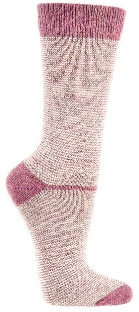 Ringel-TREND-Socken mit Alpaka u. Merino, Gr. 35-38, Rosa