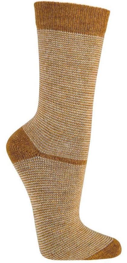 Ringel-TREND-Socken mit Alpaka u. Merino, Gr. 39-42, Senf