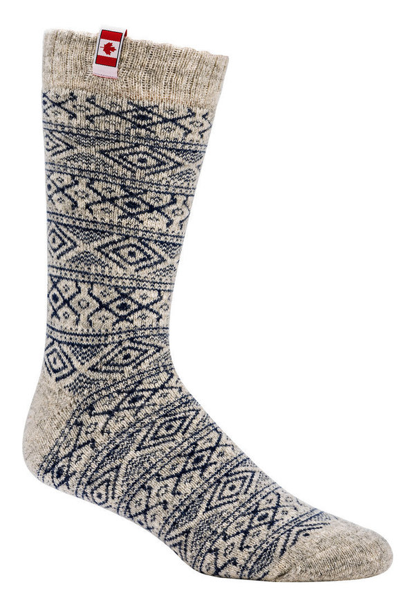 "Canadian Socks" THERMO-Wollsocken, Gr. 35-38, Blau
