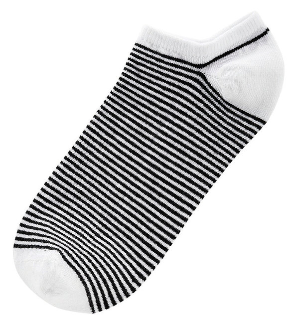Sneakers-Kurzsöckchen "black&white", Größe 39-42