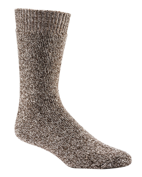 VollplüschHerren THERMO-Socken mit Wolle, Gr. 39-42, Braun