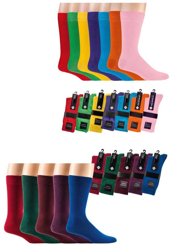 Uni-Sex Socken "Life Needs Colour", Größe 43-46, Tanne