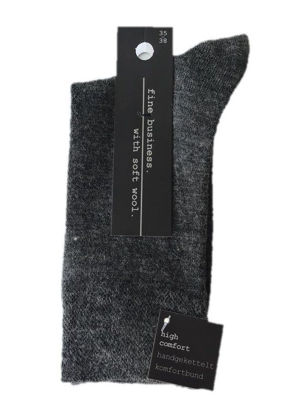 Business-Socken, Größe 35-38, Grau