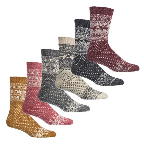 Norweger-Socken Mit Merino- und Alpakawolle , Gr. 35-38, Anthrazit