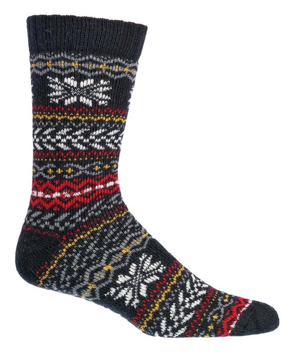 Hygge Socken mit Wolle, Gr. 35-38, Schwarz