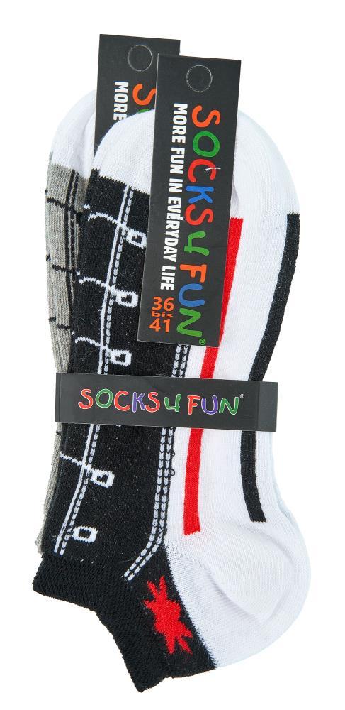2er Pack Socks4Fun Sneaker "Sneakers", Größe 42-47