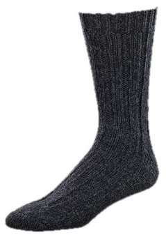 100% "Virgin Wool" Socken, Gr. 43,46, Anthrazit