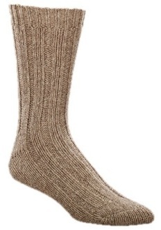 100% "Virgin Wool" Socken, Gr. 43,46, Braun