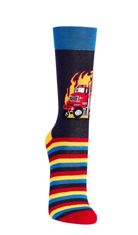 2er Pack Socks4Fun "Feuerwehr", Größe 36-41
