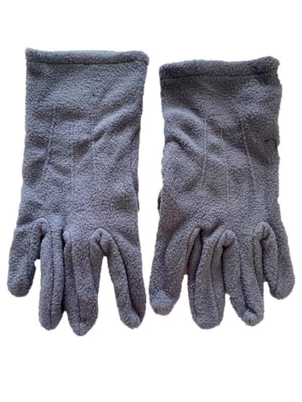 Fleece-Handschuhe, unisex, Gr. M, Grau
